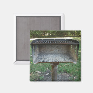 Aimant Souvenirs du camping Terrain de camping Grill