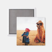 Aimant Souvenirs mongols2 (Recto/Verso)