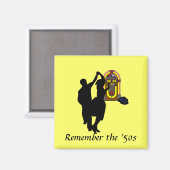 Aimant "Souviens-toi des années cinquante" (Recto/Verso)