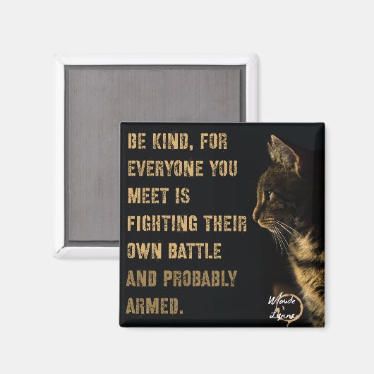 Aimant Soyez aimable (Recto/Verso)