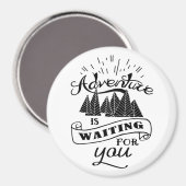 Aimant Soyez aventureux ! (Recto/Verso)