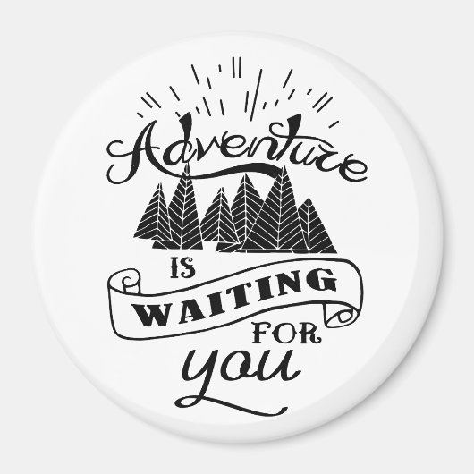 Aimant Soyez aventureux ! (Devant)