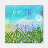 Aimant Soyez Celui Qui Inspire La Citation (Devant)