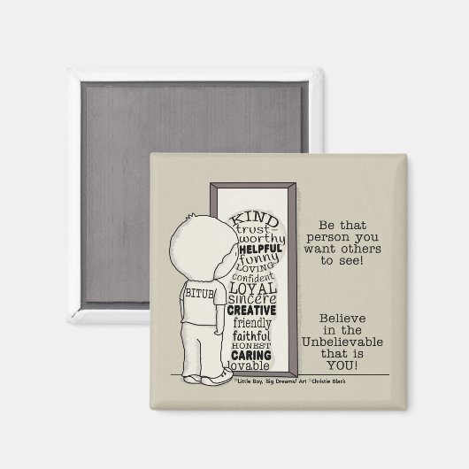 Aimant Soyez cette personne (Recto/Verso)