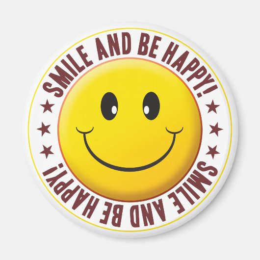 Aimant Soyez heureux (Devant)