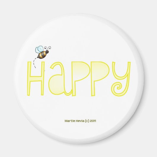 Aimant Soyez heureux (Devant)