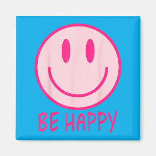 Aimant Soyez heureux 70s 80s nk Visage Sourire Heureux Vi