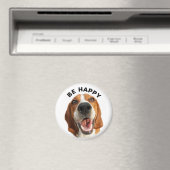 Aimant Soyez heureux Beagle (In Situ (Lave-vaisselle))