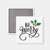 Aimant Soyez Joyeux (Recto/Verso)