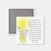 Aimant Soyez La Lumière (Recto/Verso)