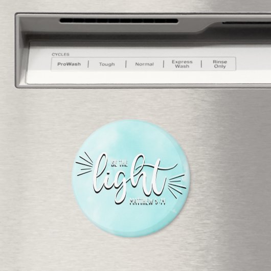 Aimant Soyez la Lumière Matthieu 5:14 (In Situ (Lave-vaisselle))