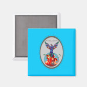 Aimant Soyez l'aimant du changement (Recto/Verso)