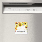 Aimant Soyez ma servante d'accueil Mariage de tournesols (In Situ (Lave-vaisselle))