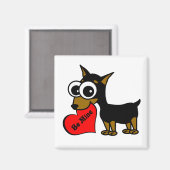 Aimant Soyez Miniature Miniature Pinscher (Recto/Verso)