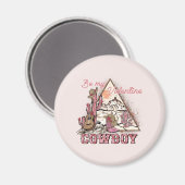 Aimant Soyez Mon Cowboy Valentine (Recto/Verso)