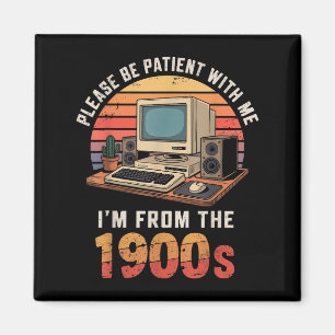 Aimant Soyez Patient Im Des Années 1900 Retro Vintage