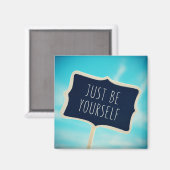 Aimant Soyez Simplement Vous-Même (Recto/Verso)