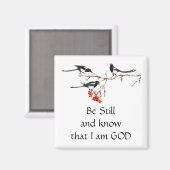 Aimant Soyez toujours au courant Je suis DIEU mignon Magp (Recto/Verso)