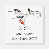 Aimant Soyez toujours au courant Je suis DIEU mignon Magp (Devant)