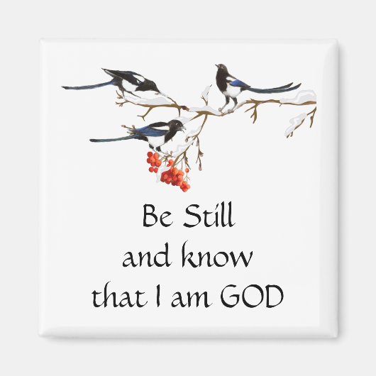 Aimant Soyez toujours au courant Je suis DIEU mignon Magp (Devant)