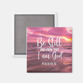 Aimant Soyez toujours et sachez que je suis Dieu (Recto/Verso)