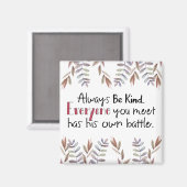 Aimant Soyez toujours inspiré (Recto/Verso)