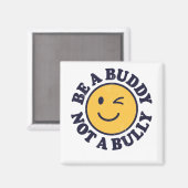 Aimant Soyez un ami, pas une chemise anti-harcèlement pou (Recto/Verso)