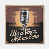 Aimant Soyez une voix, pas un écho (Devant)