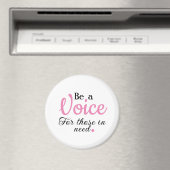 Aimant "Soyez Une Voix Pour Ceux Qui Sont Dans Le Besoin" (In Situ (Lave-vaisselle))