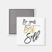 Aimant Soyez votre meilleur script de soumission auto-pos (Recto/Verso)