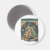 Aimant Space Odyssey – Cosmic Adventure for Space Lovers (Recto/Verso)