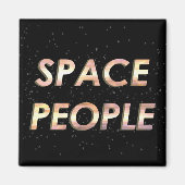 Aimant Space People - The Magnet! (Devant)