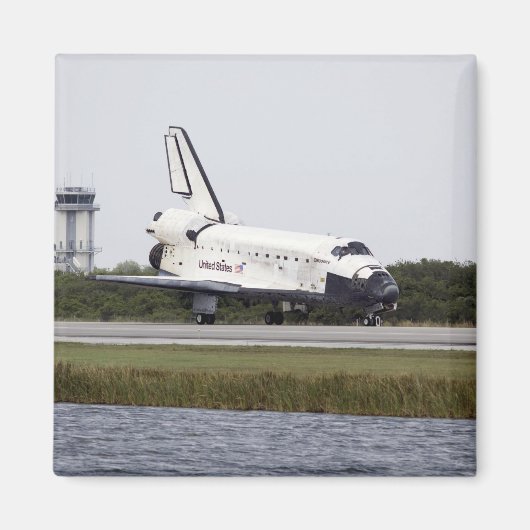Aimant Space Shuttle Discovery sur la piste (Devant)