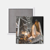 Aimant Space Shuttle Endeavor sur le lancement (Recto/Verso)