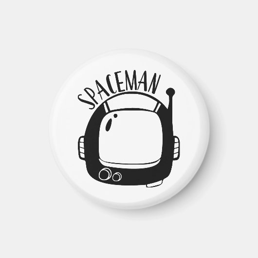Aimant Spaceman Vintage (Devant)