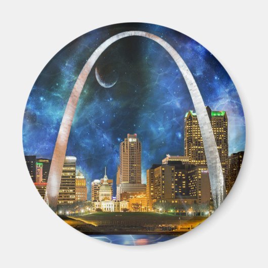 Aimant Spacey St. Louis Skyline (Devant)