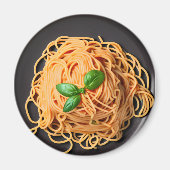 Aimant Spaghetti et Plaque alimentaire de base (Devant)