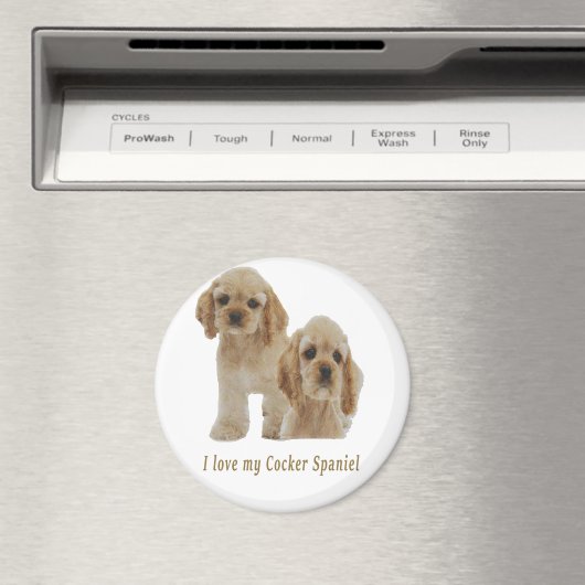 Aimant spaniers cocker (In Situ (Lave-vaisselle))