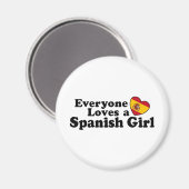 Aimant Spanish Girl (Recto/Verso)
