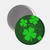 Aimant Spatter shamrock (Recto/Verso)