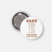 Aimant Spatule de givrage Whisk and Rolling Pins Cuire le (Recto/Verso)