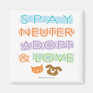 Aimant Spay Neuter Adopter l'amour