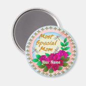 Aimant spécial maman Rose (Recto/Verso)