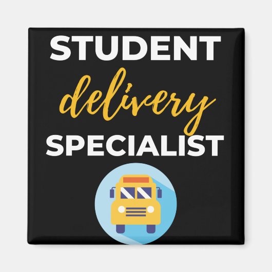 Aimant Spécialiste étudiant de Delivery (Devant)
