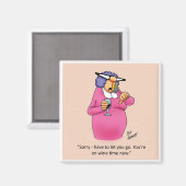 Aimant Spectacles magnétiques à l'Humour du vin amusant (Recto/Verso)