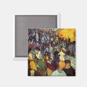 Aimant Spectateurs en Arles Van Gogh Art (Recto/Verso)