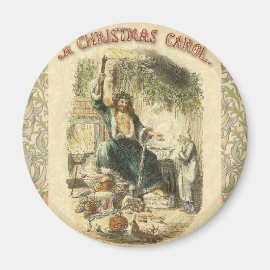 Aimant Spectre de Noël Présent Scrooge (Devant)