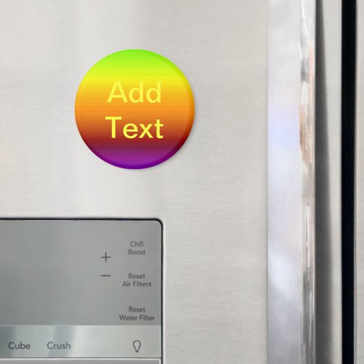 Aimant Spectre des couleurs horizontales -3 (In situ (réfrigérateur))