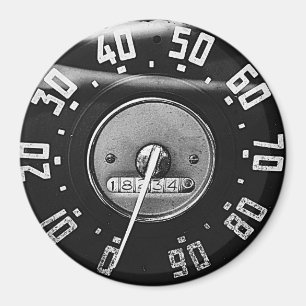 Aimant Speedometer de camion classique 1950