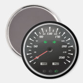 Aimant Speedometer pour Geeks Nerd (Recto/Verso)